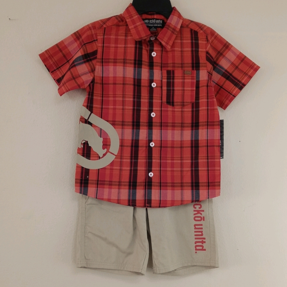 NWT Ecko Unlimited 2 pc Short Set